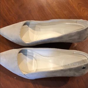 Grey Calvin Klein wedges, 7.5